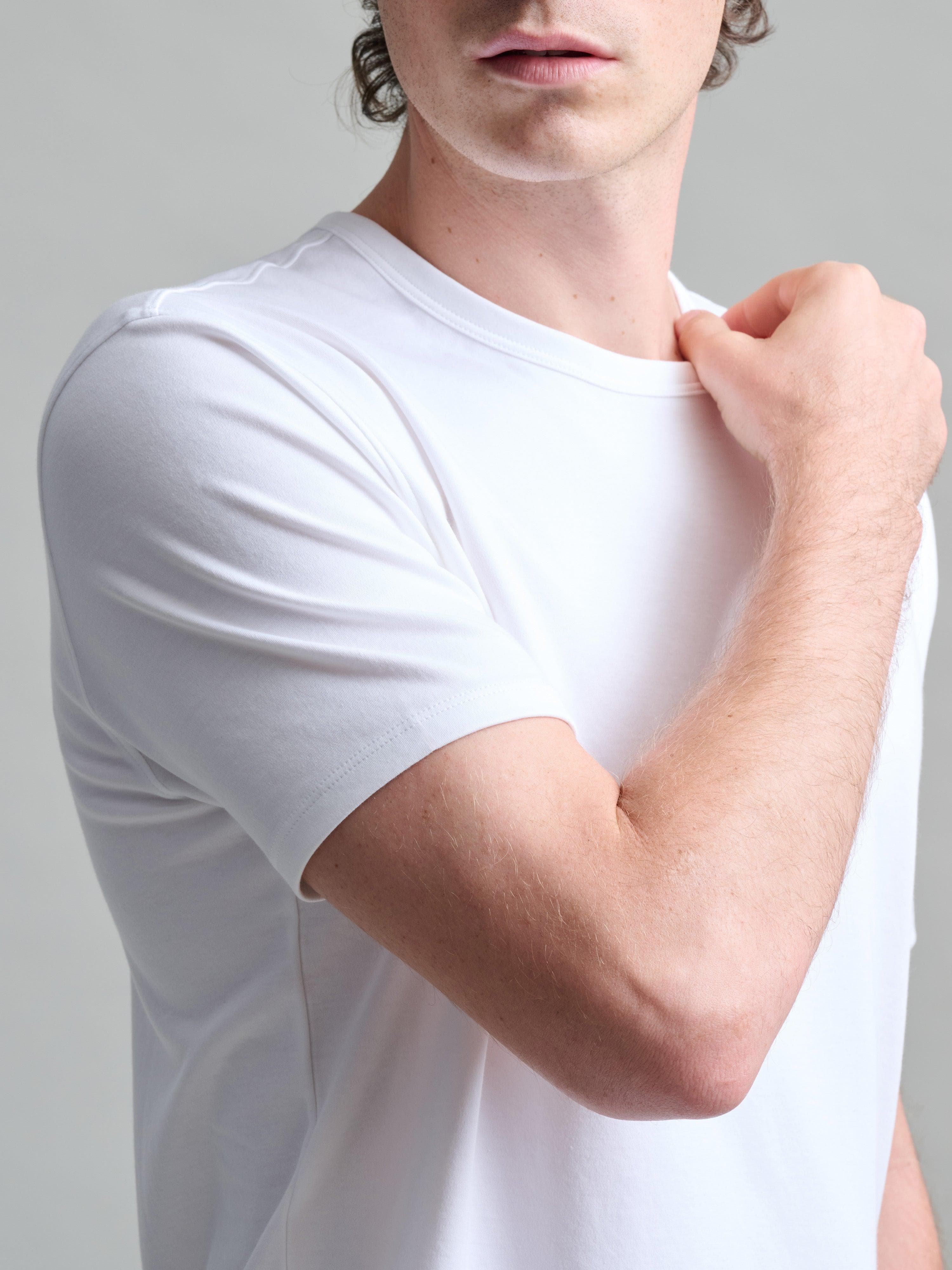 2-Pack Black & White Stain Repellent Pima - Tee