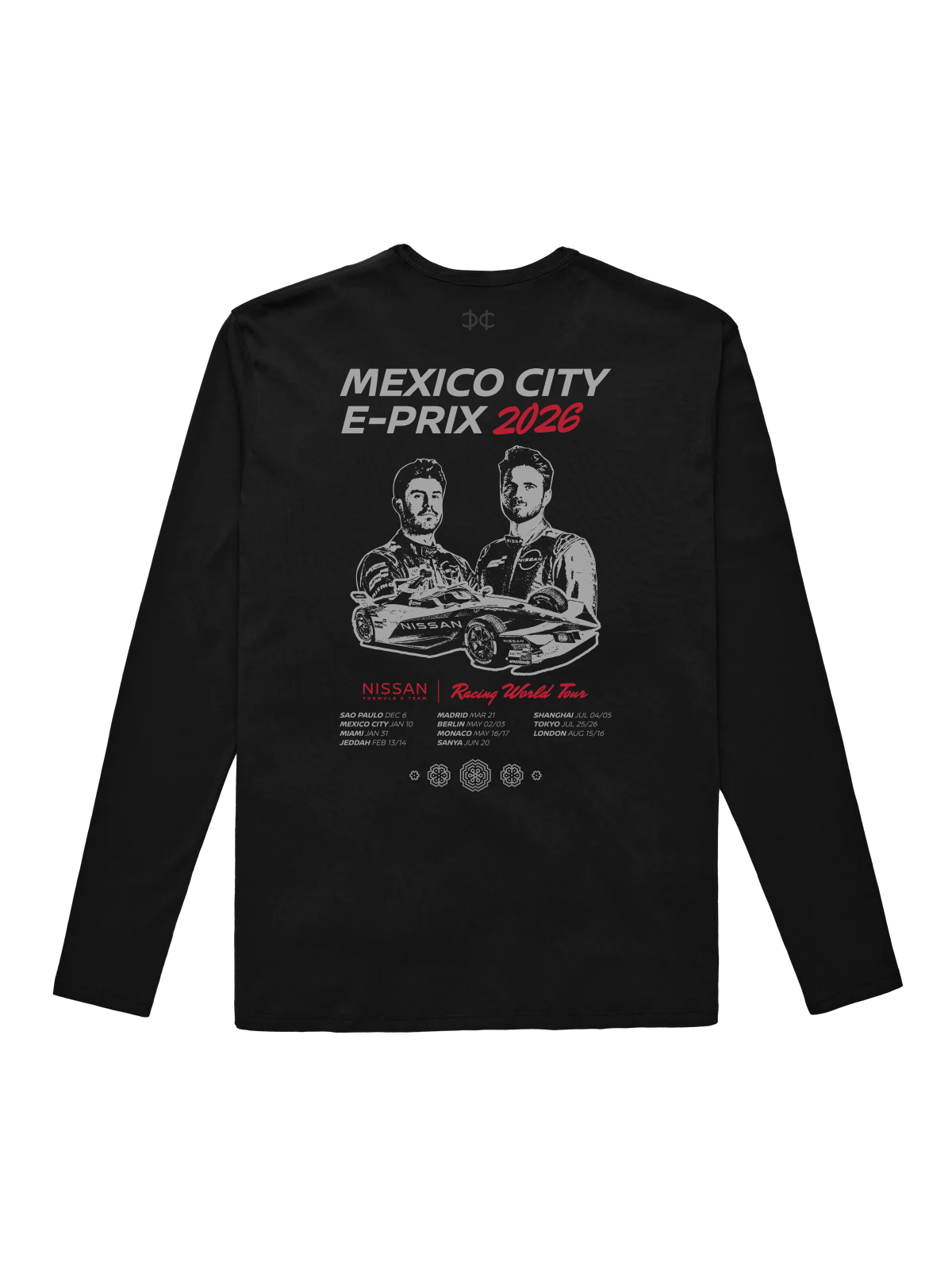 E Team - Black LS SR Tee