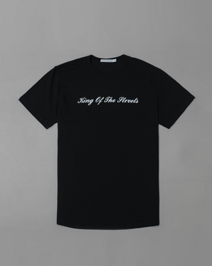 King of the Streets Quote Tee - Black