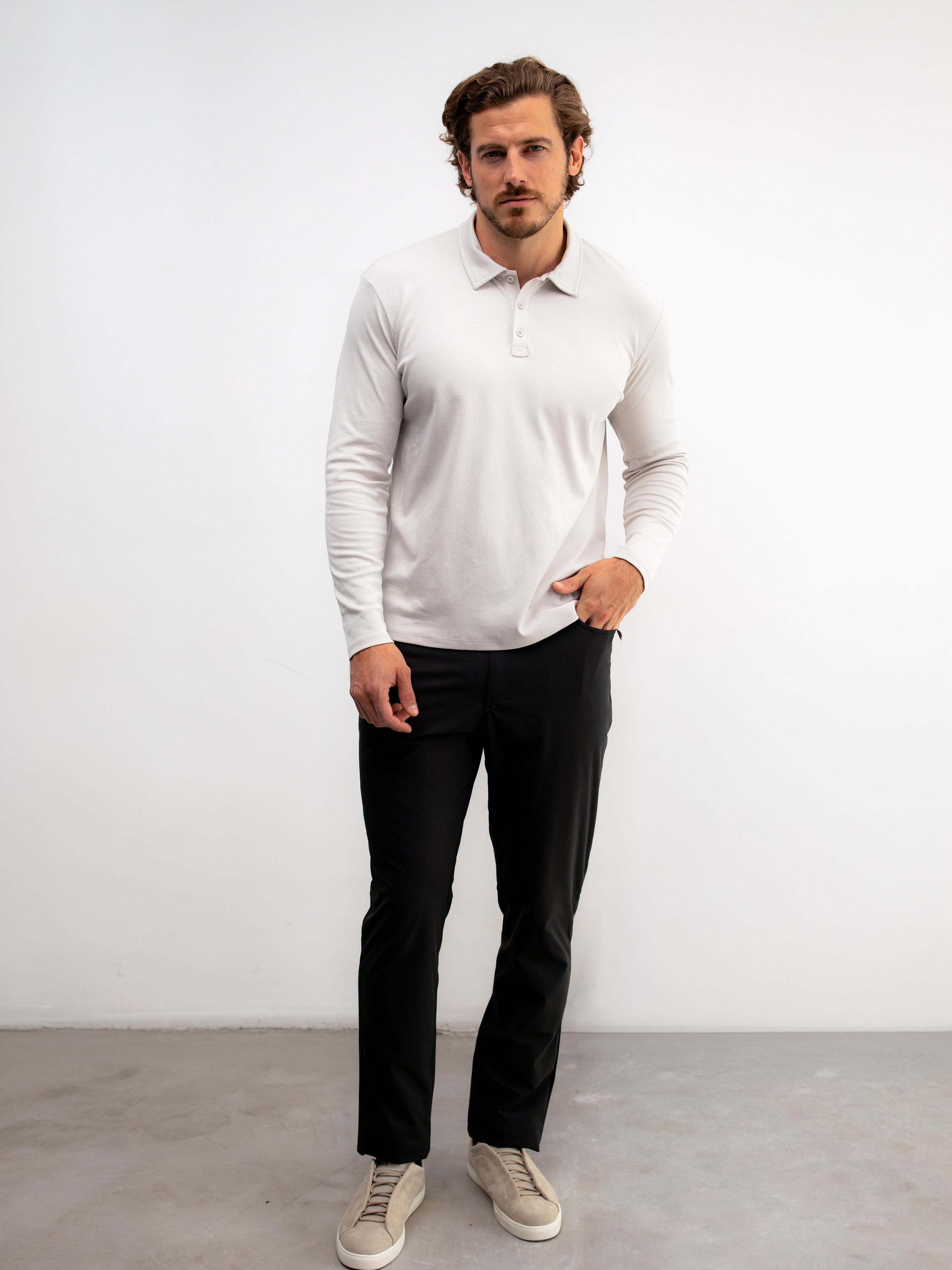 LS Stain-Repellent Pima Polo