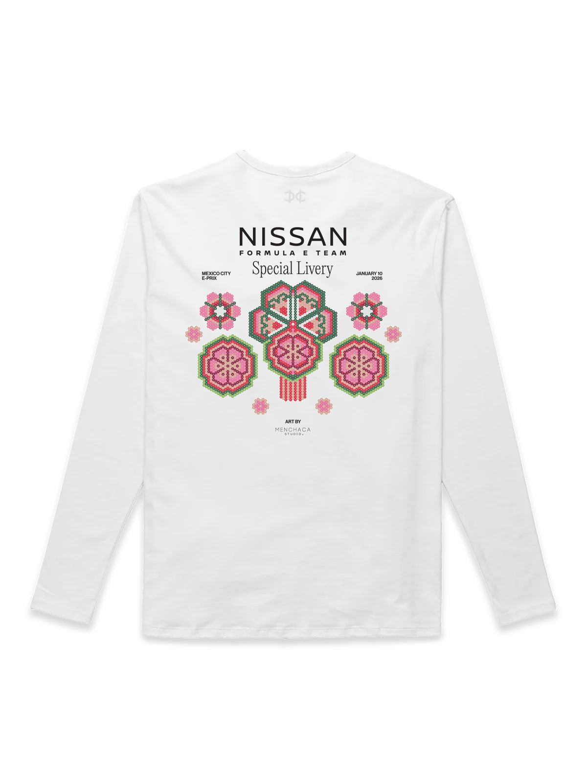 Sakura Huichol - White LS SR Tee