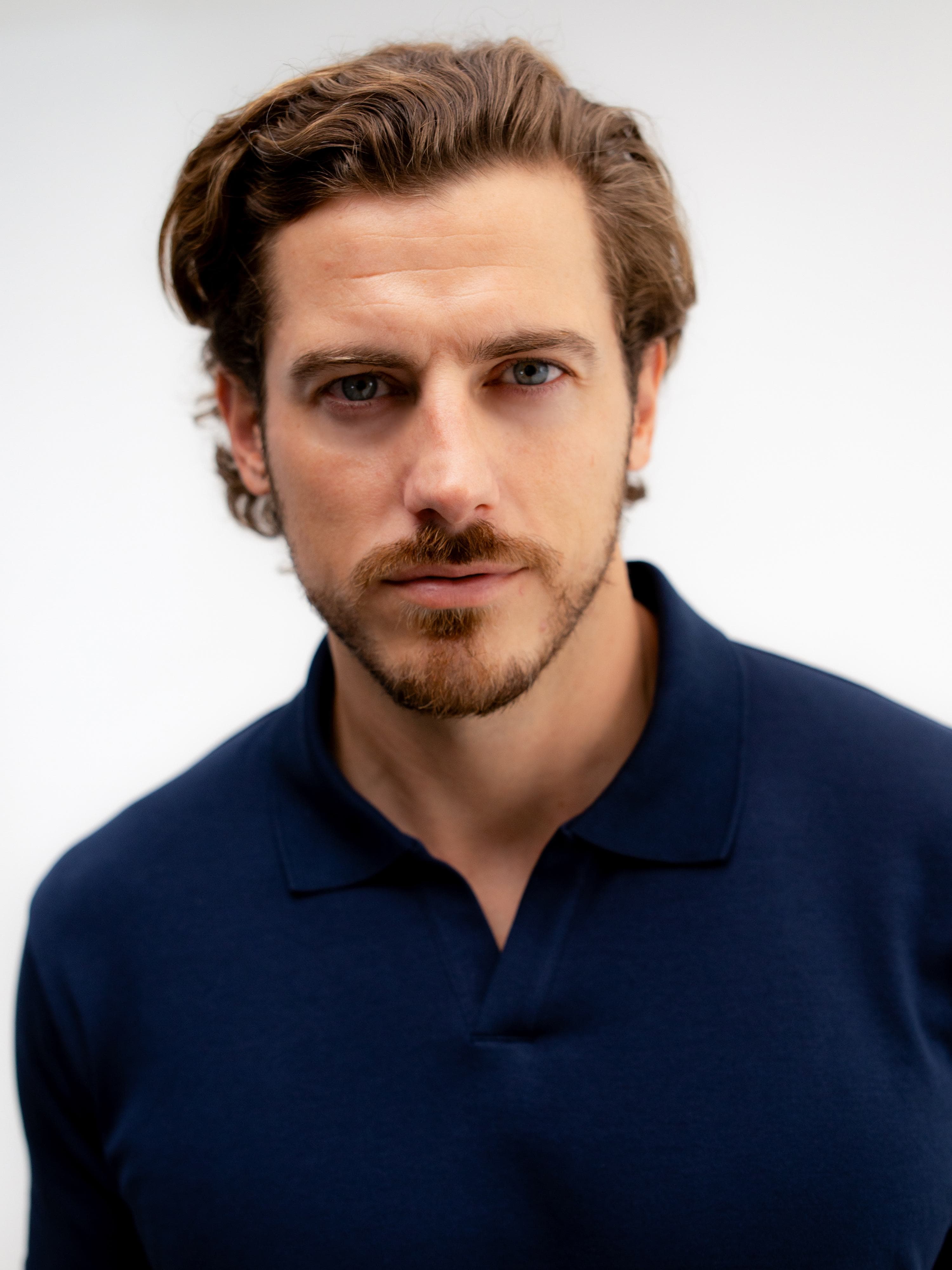 Stain-Repellent Open Collar Polo