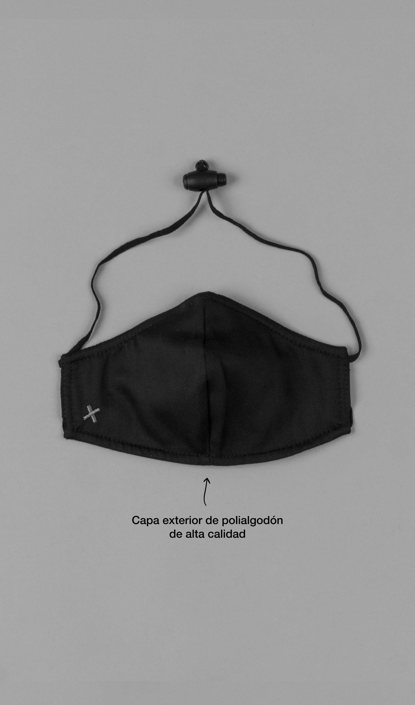 Acapella Ropa Acapella Face Mask Cubre Bocas - Black