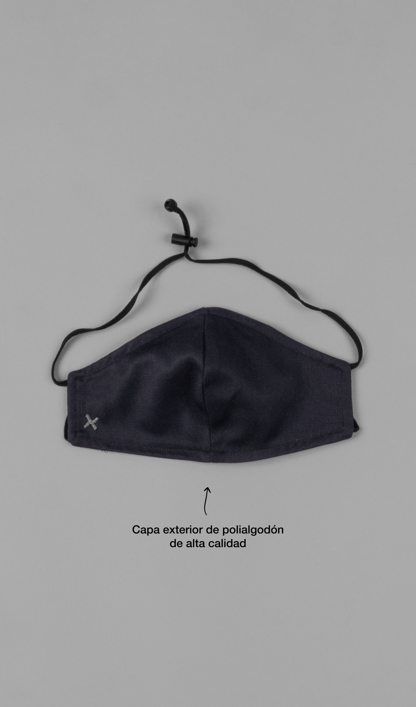 Acapella Ropa Acapella Face Mask Cubre Bocas - Navy