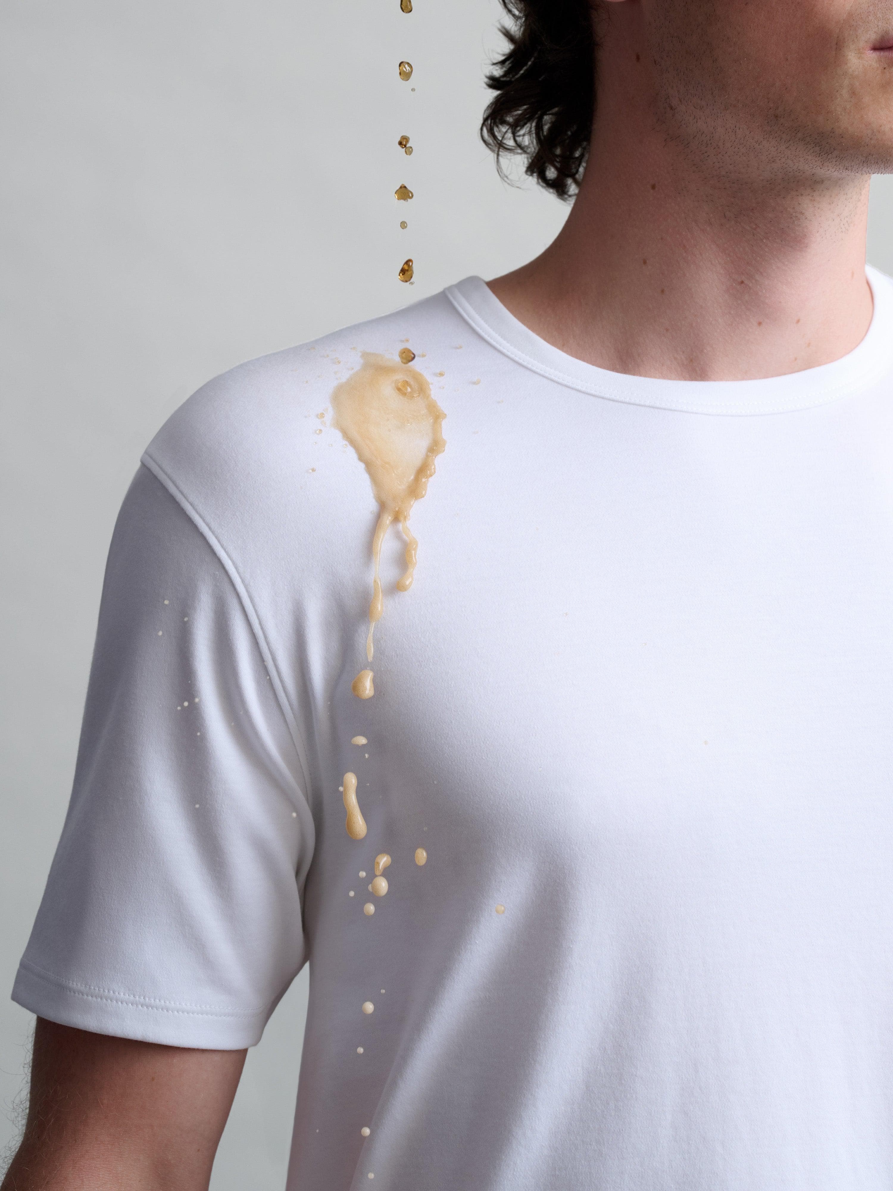 2-Pack Black & White Stain Repellent Pima - Tee