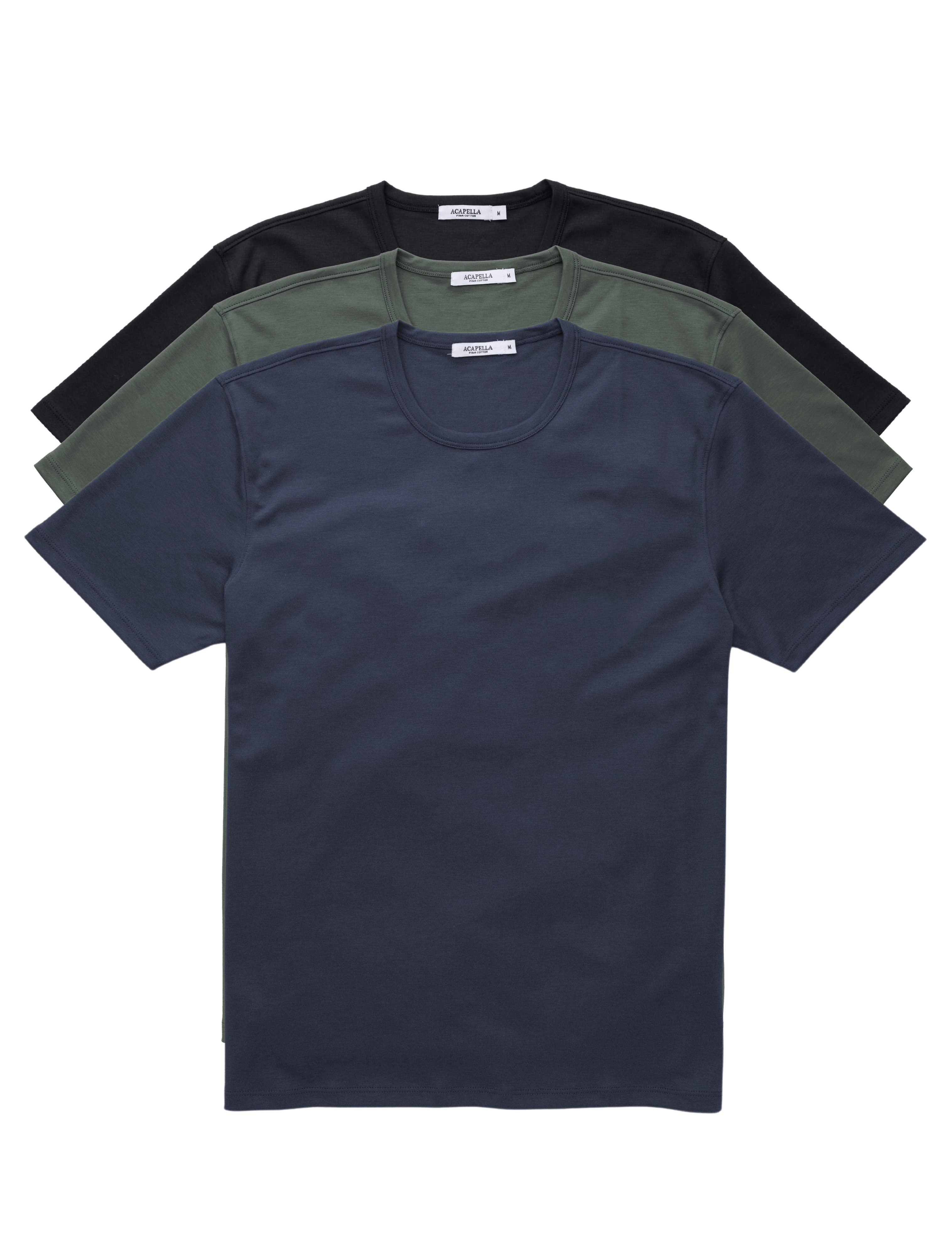 3-Pack Stain Repellent Pima - Tee