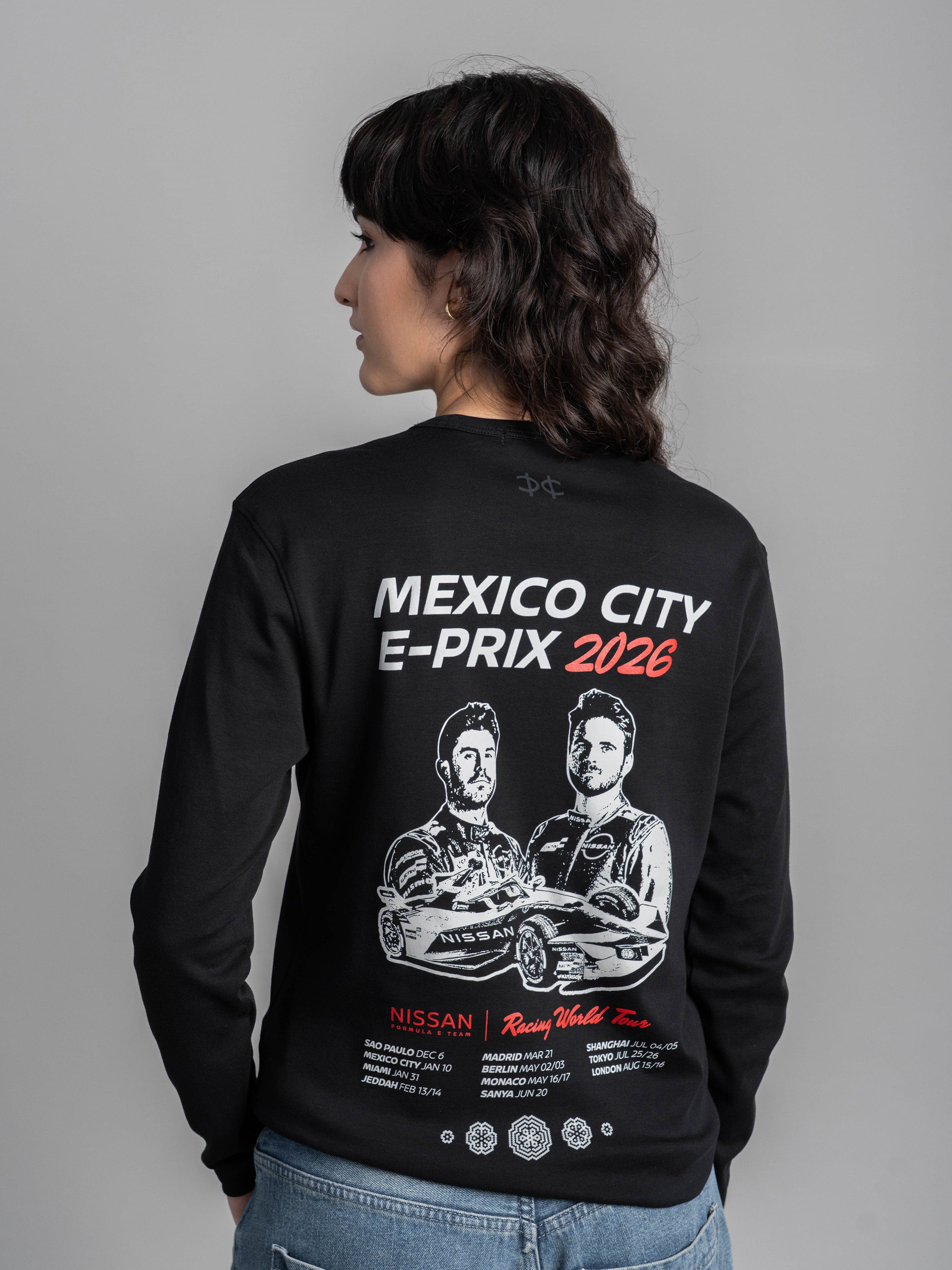 E Team - Black LS SR Tee