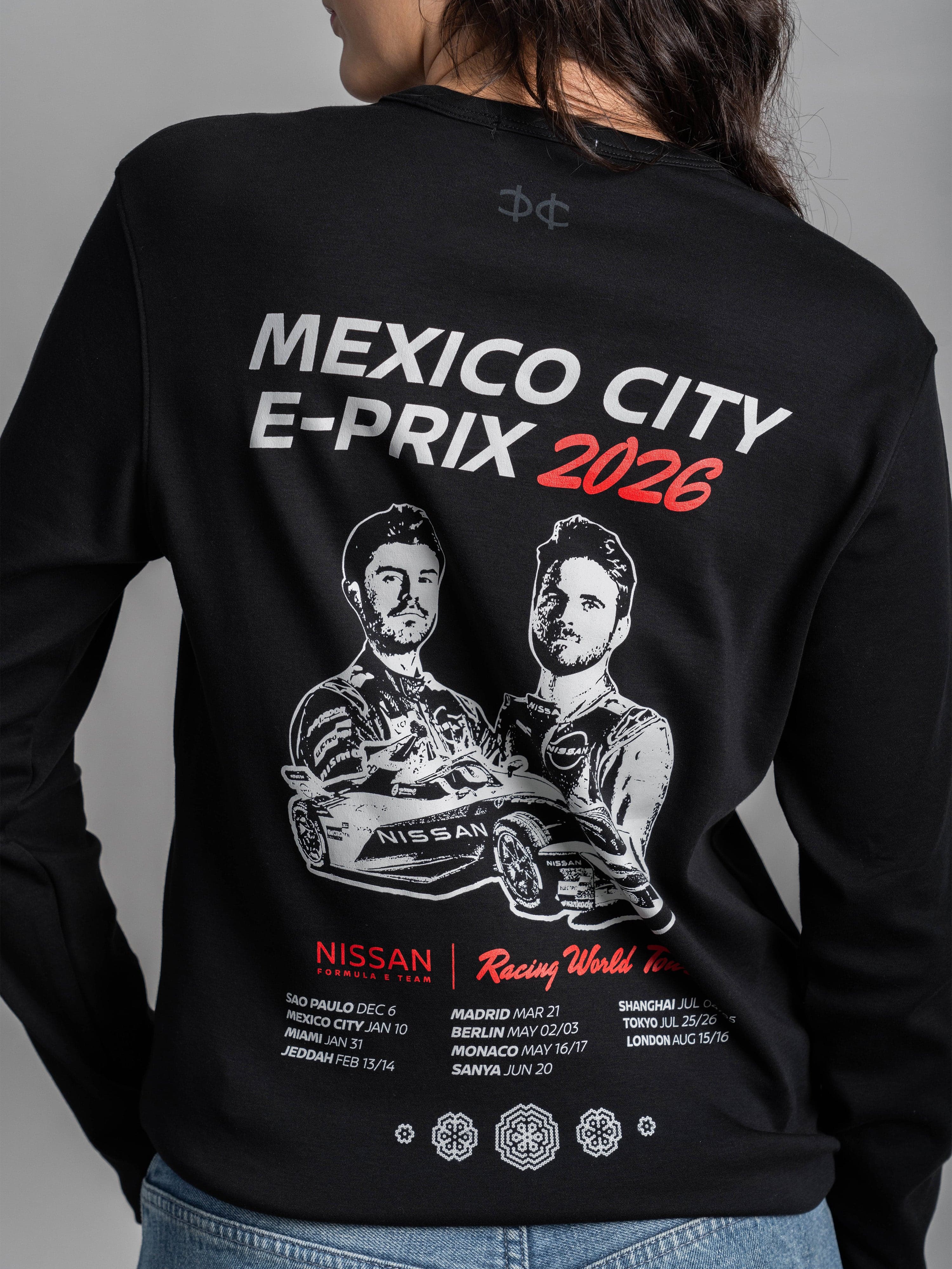 E Team - Black LS SR Tee