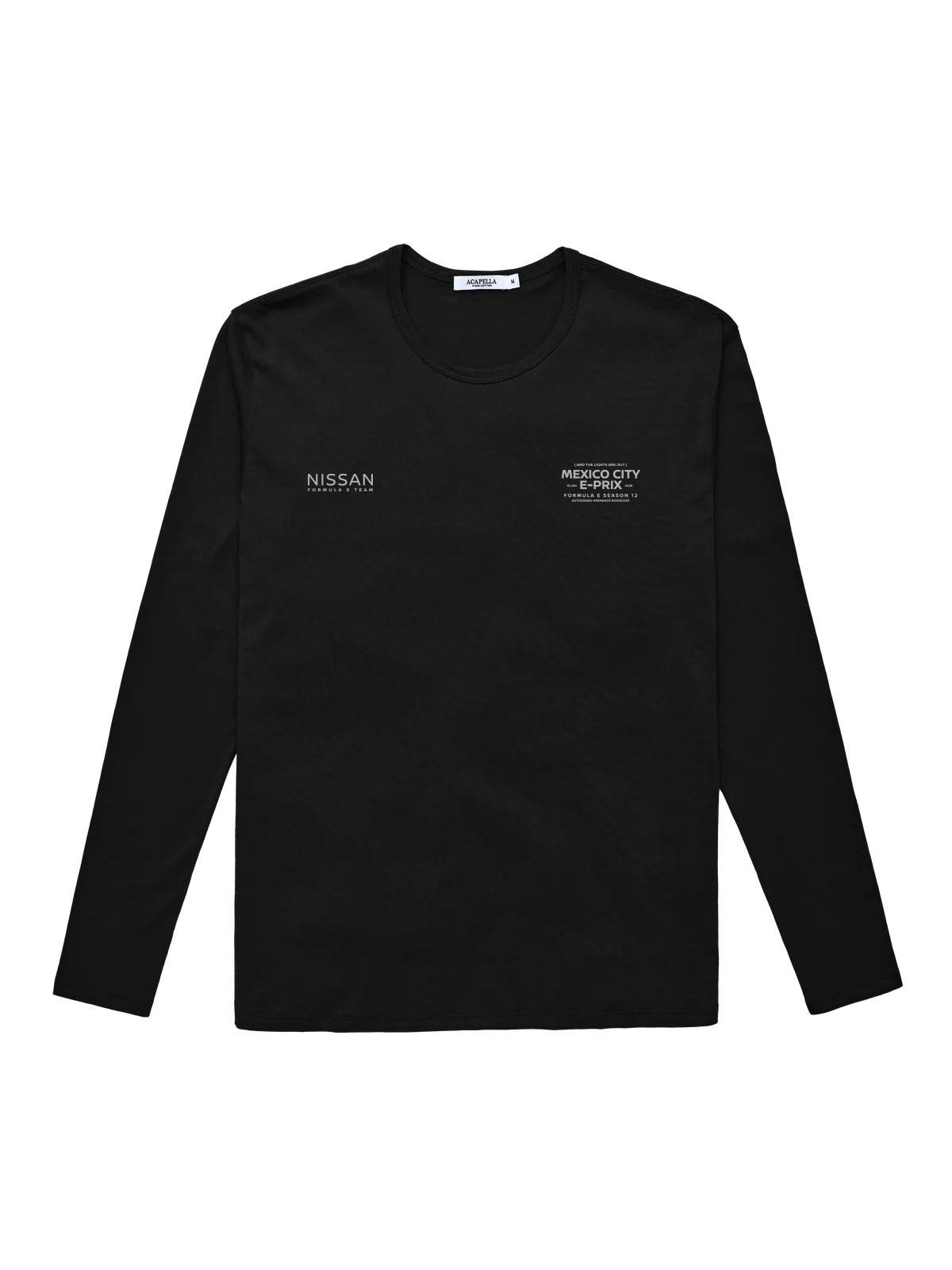 E Team - Black LS SR Tee