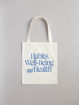 Habits, Well-Being and Health Tote Bag