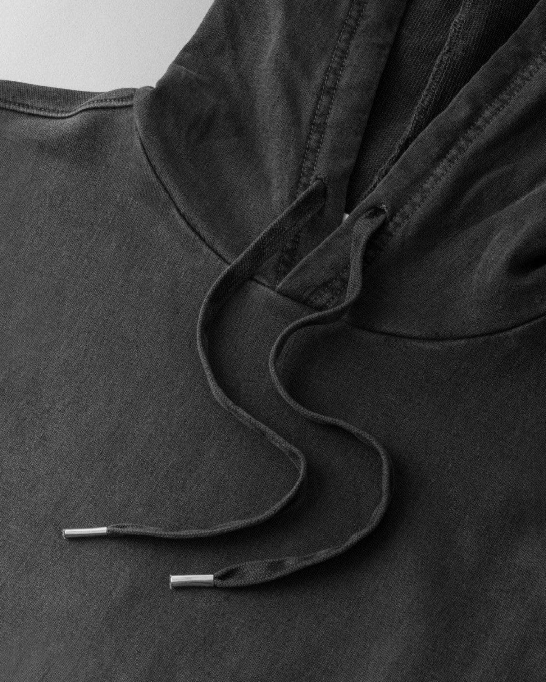 Black sales washed hoodie