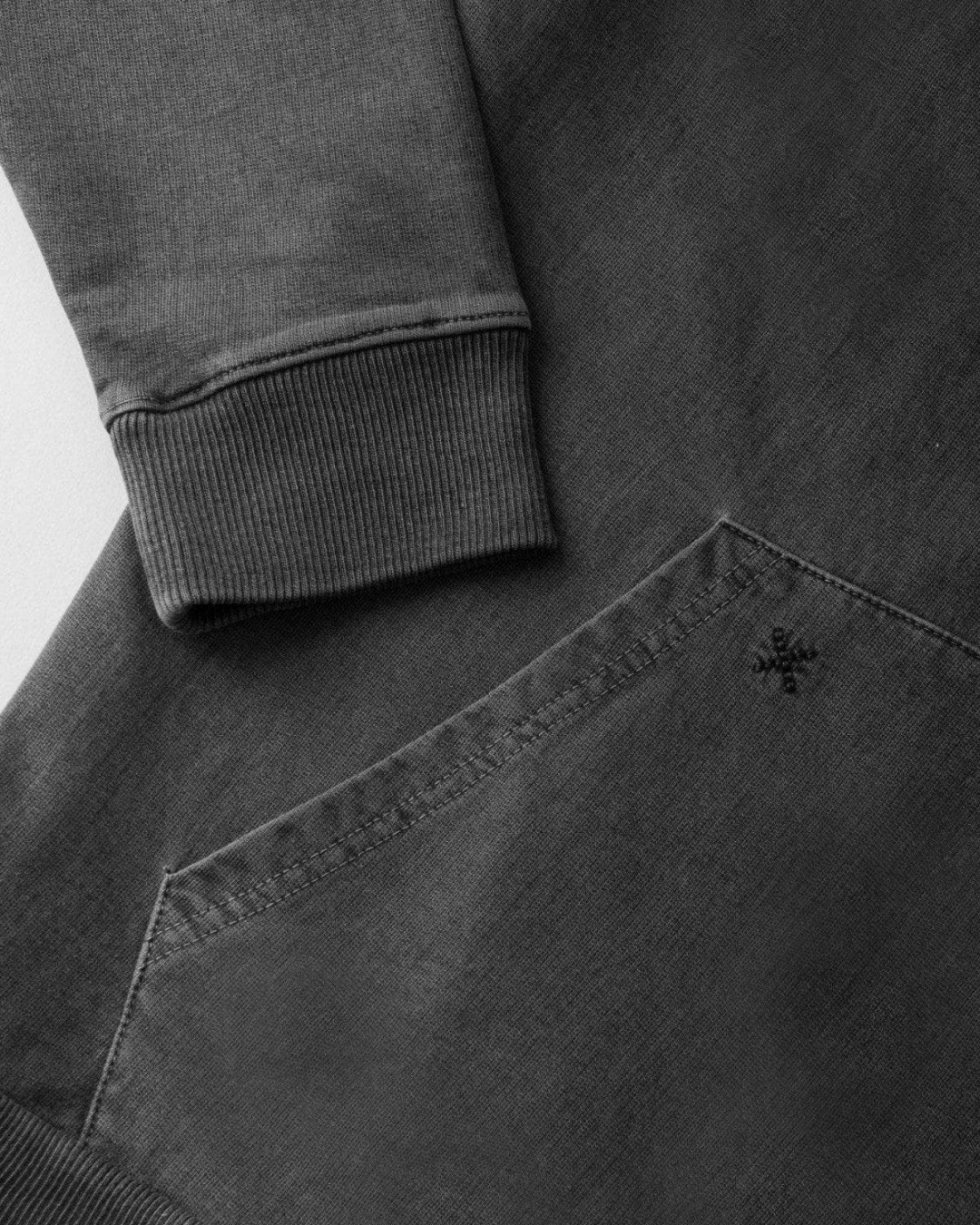 Washed black 2025 hoodie mens