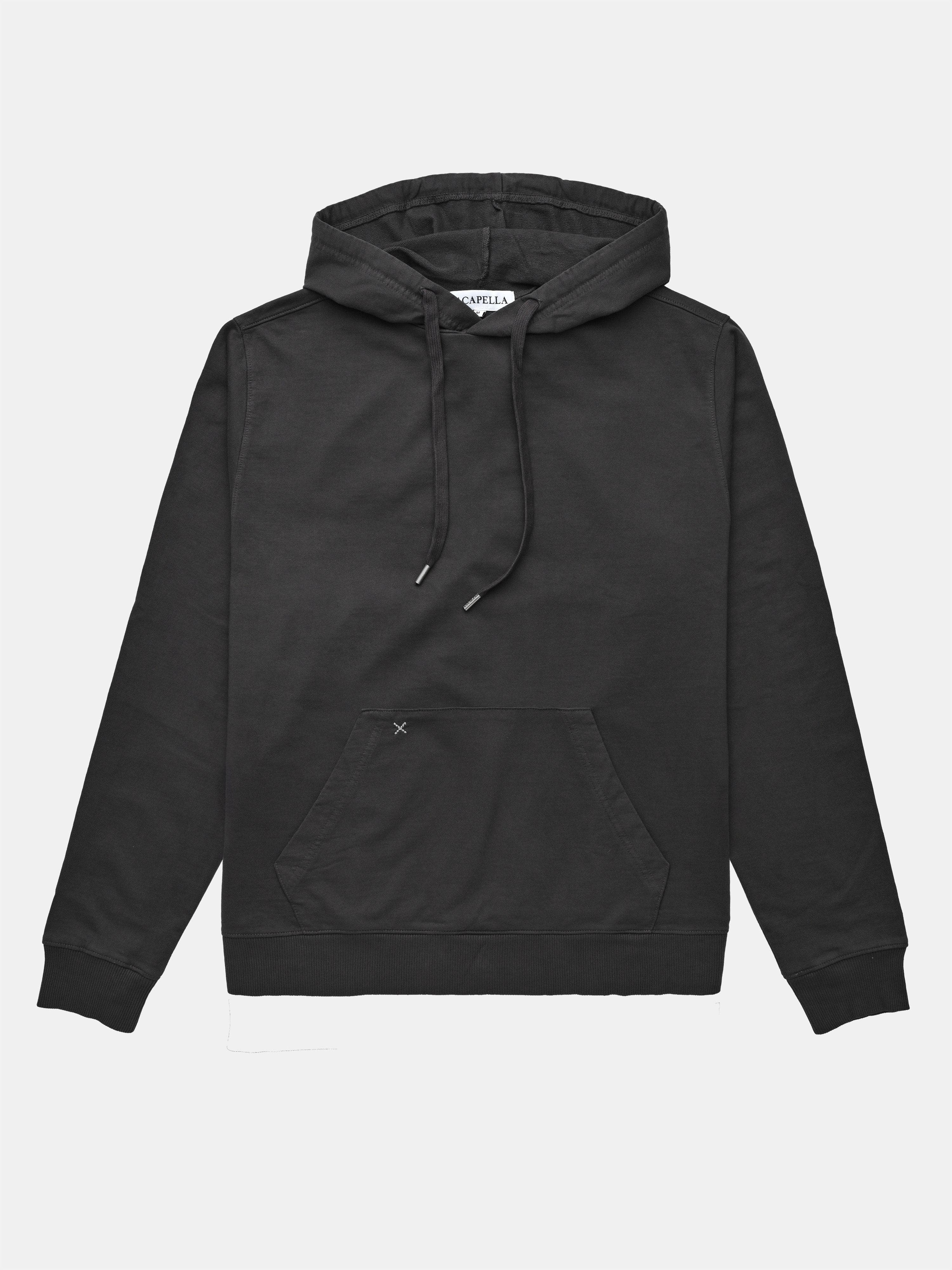 Classic-Hoodie | Washed Black 