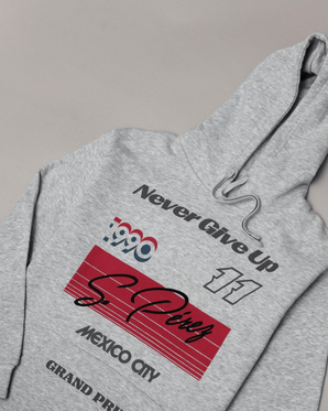 SP Never Give Up Hoodie - Gray
