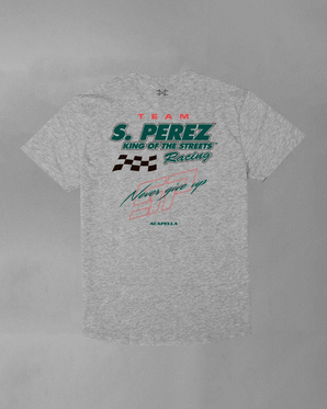 Team S. Perez King of the Streets Tee - Heather Gray