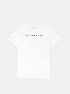 White Paper Tee - White