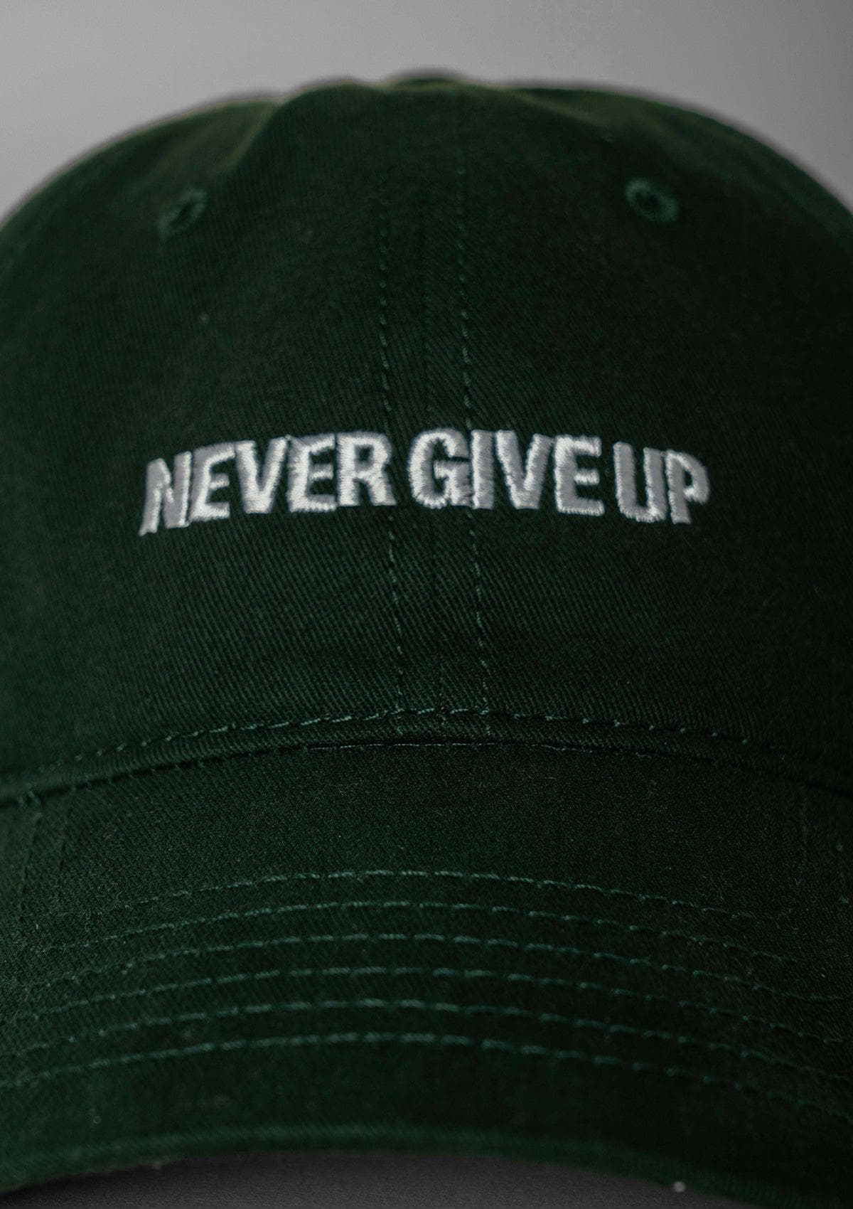 Never Give Up Cap - Green