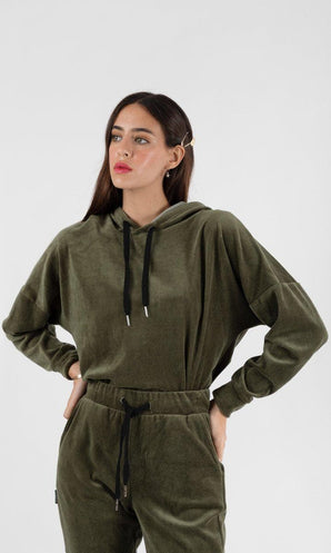 Acapella Ropa Women Hoodie Lydia Cropped Hoodie