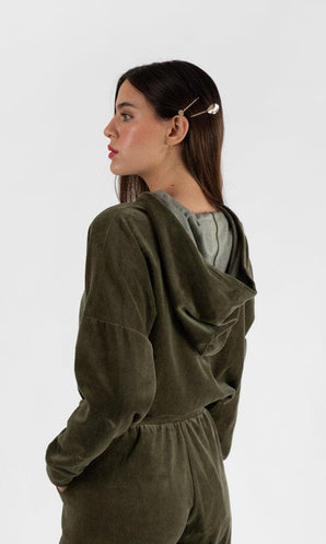 Acapella Ropa Women Hoodie Lydia Cropped Hoodie