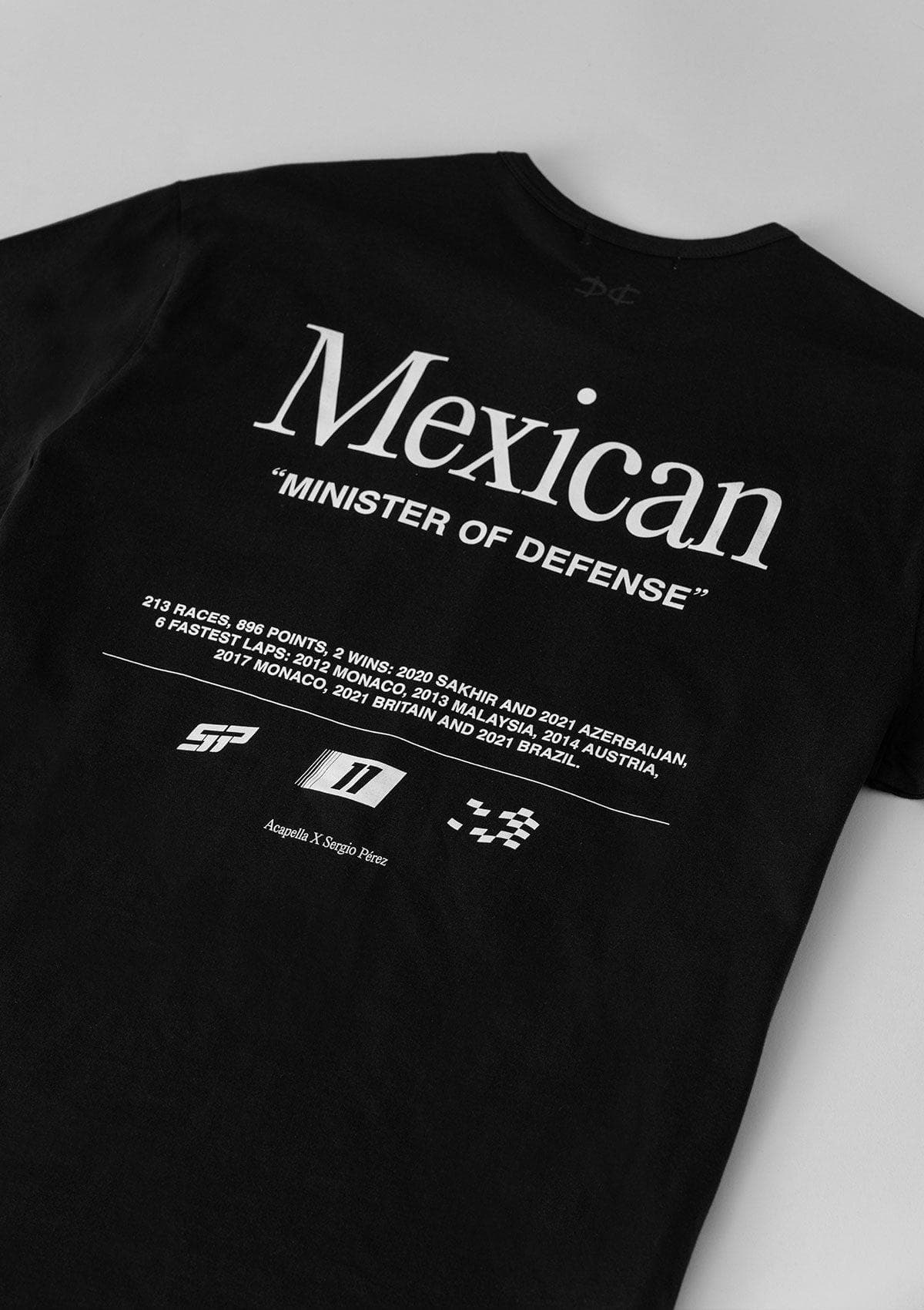 Mexican Minister Map Tee - Black