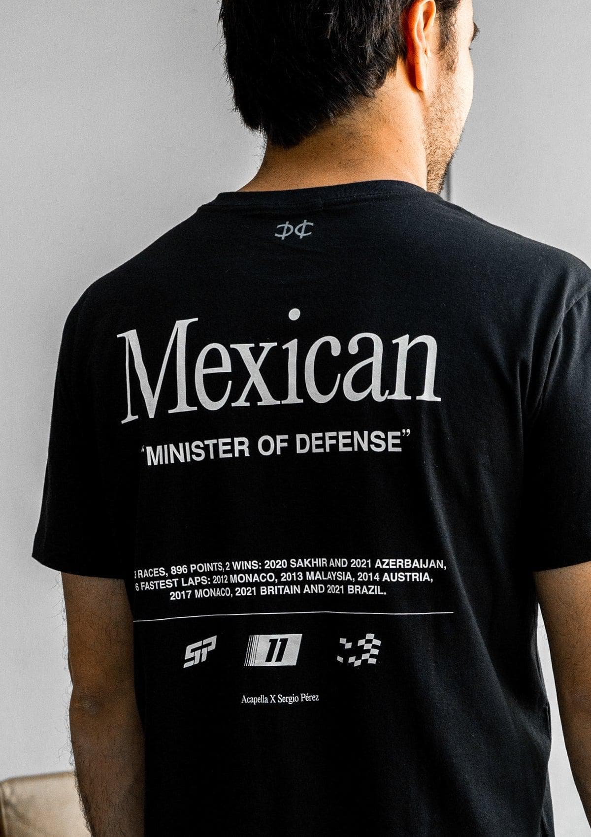 Mexican Minister Map Tee - Black