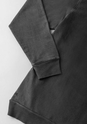 Acapella Ropa Men Pullovers Sudadera Classic Pullover Washed Black