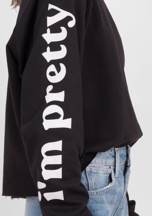 Acapella Ropa Women Pullovers Sudadera Pretty When I Cry