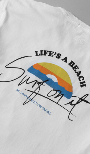 Acapella Ropa Men Graphics Playera Life's a Beach