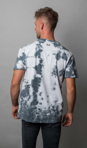 Acapella Ropa Men Graphics Playera Tie Dye Dark Gray