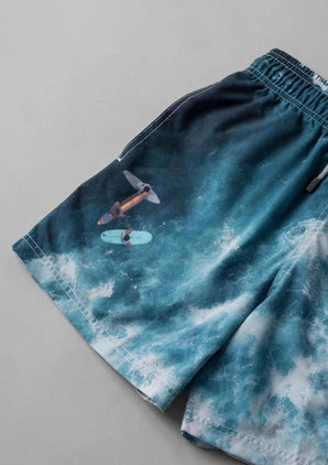 Acapella Ropa Men Swimwear Traje de Baño Aloha Waves