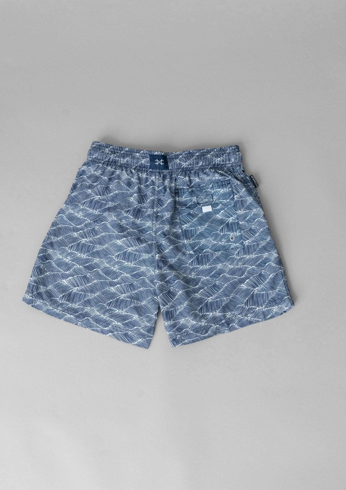 Acapella Wave Clouds Swimsuit - Navy