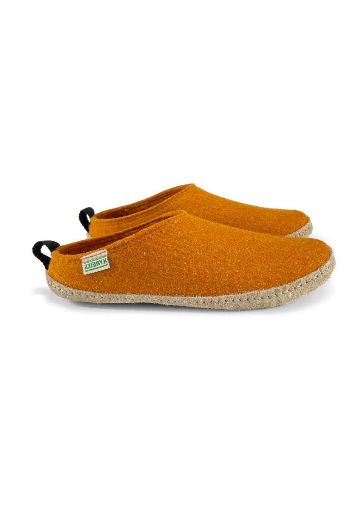 Men Wool Slides - Orange