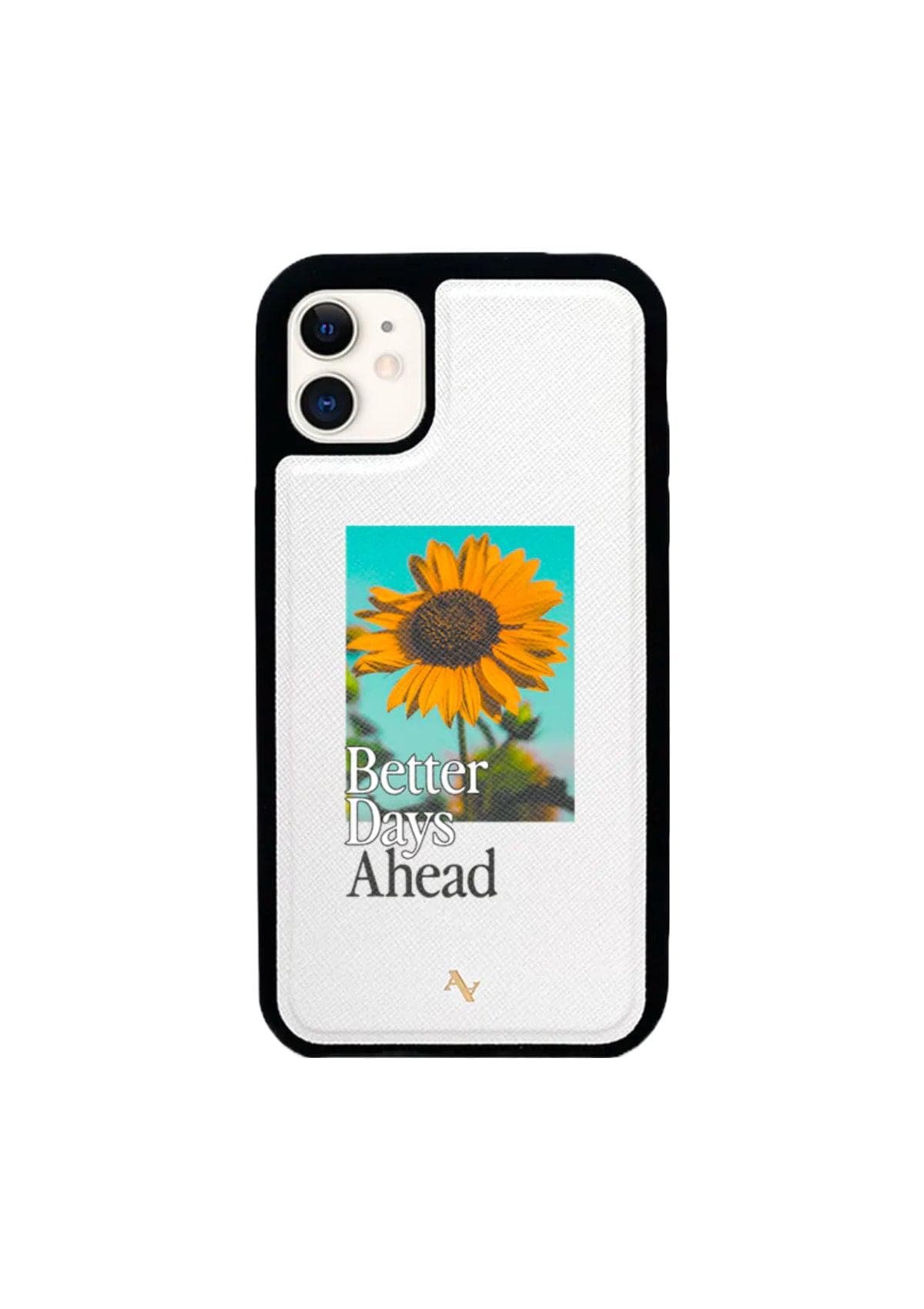 Maad iPhone Case Sunflower- White 11