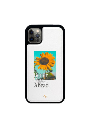Maad iPhone Case Sunflower- White 12 Pro