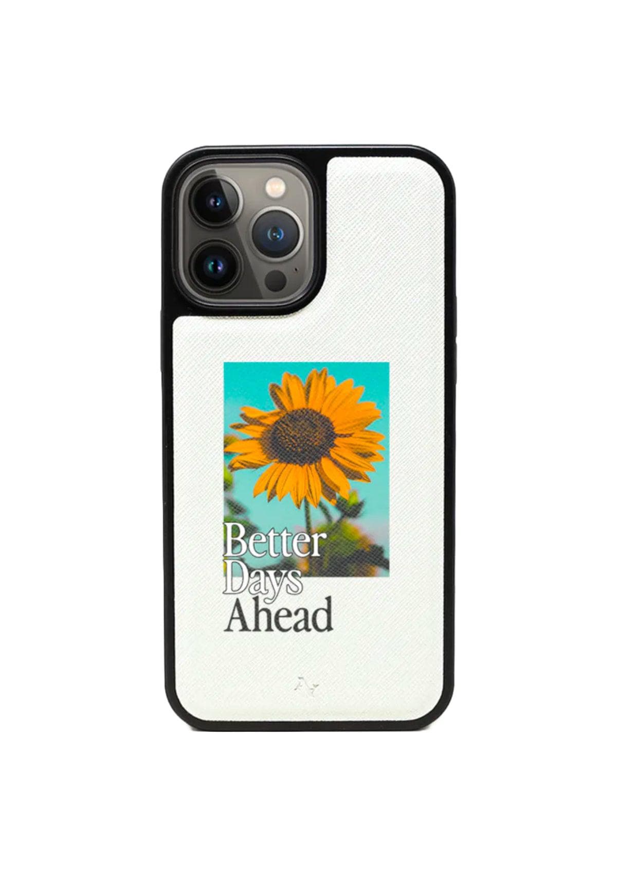 Maad iPhone Case Sunflower- White 13 Pro Max