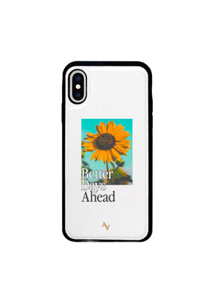 Maad iPhone Case Sunflower- White X XS