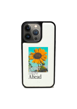 Maad iPhone Case Sunflower- White 13 Pro