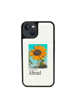 Maad iPhone Case Sunflower- White 13