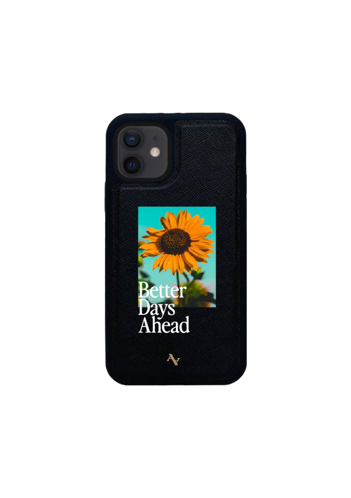 Maad iPhone Case Sunflower- Black 12 Mini