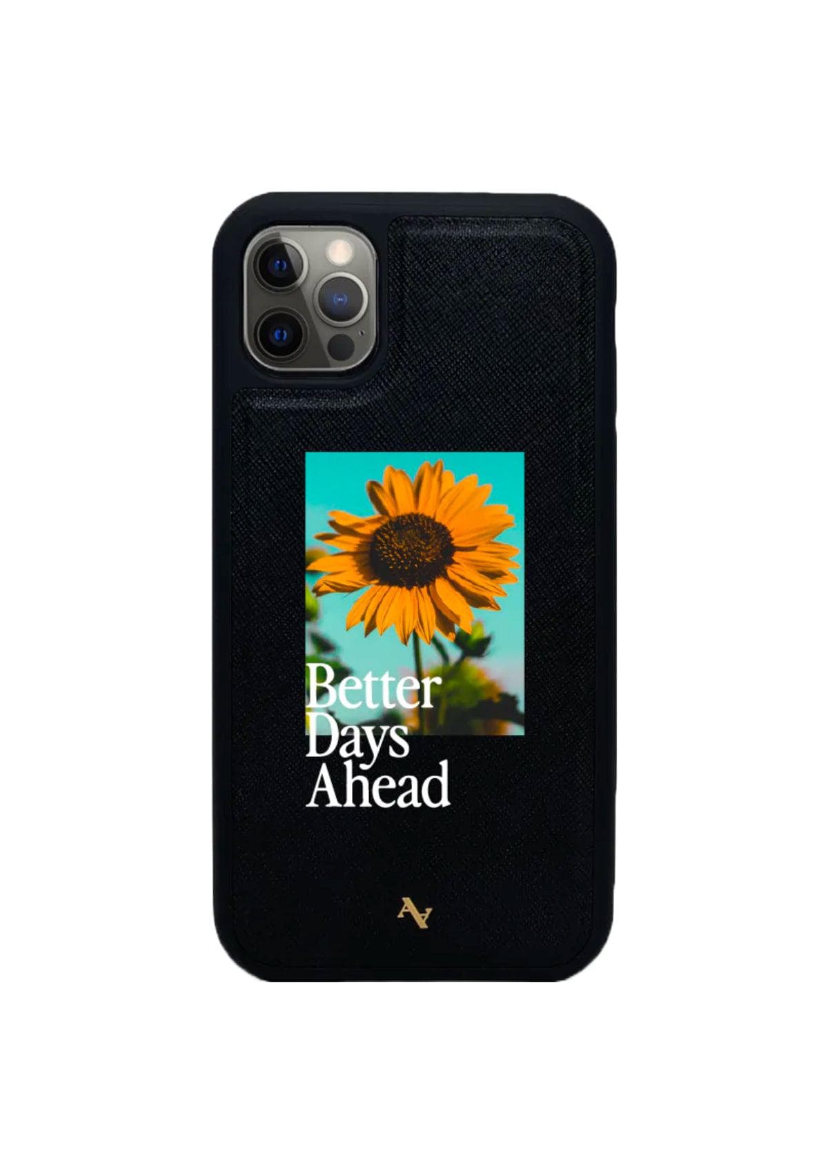 Maad iPhone Case Sunflower- Black 12 Pro Max