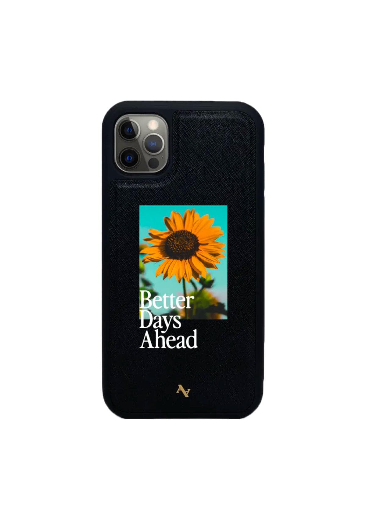 Maad iPhone Case Sunflower- Black 12 Pro