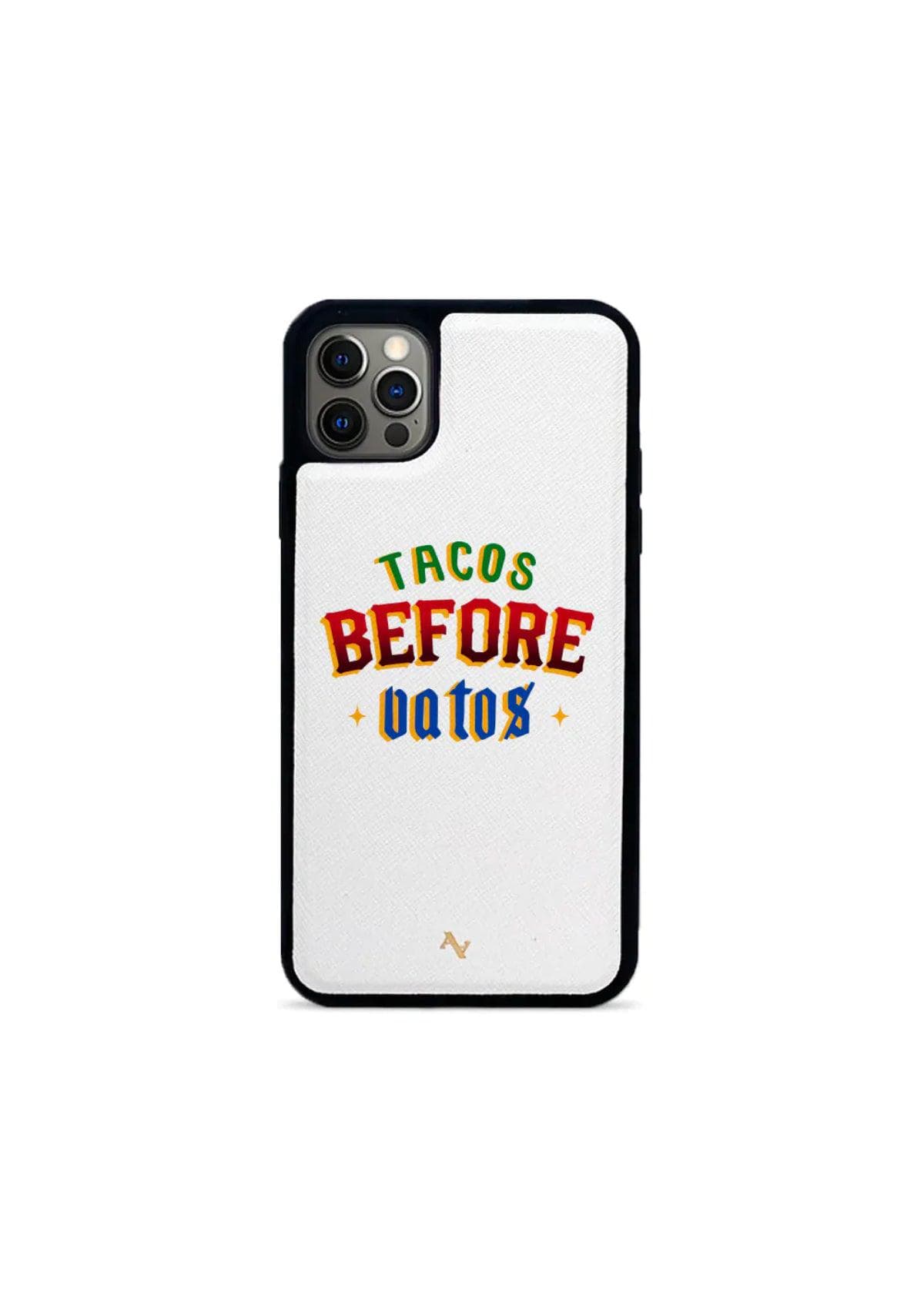 Tacos Before Vatos Phone Case - 12 Pro Max