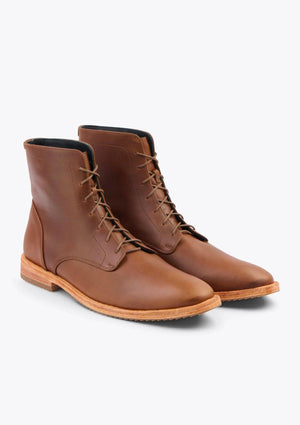 Nisolo Everyday Lace Up Boot - Brown