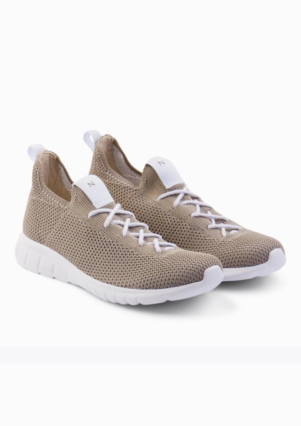 Nisolo Womens Athleisure Eco Knit Sneaker - Grey