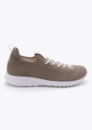 Nisolo Womens Athleisure Eco Knit Sneaker - Grey