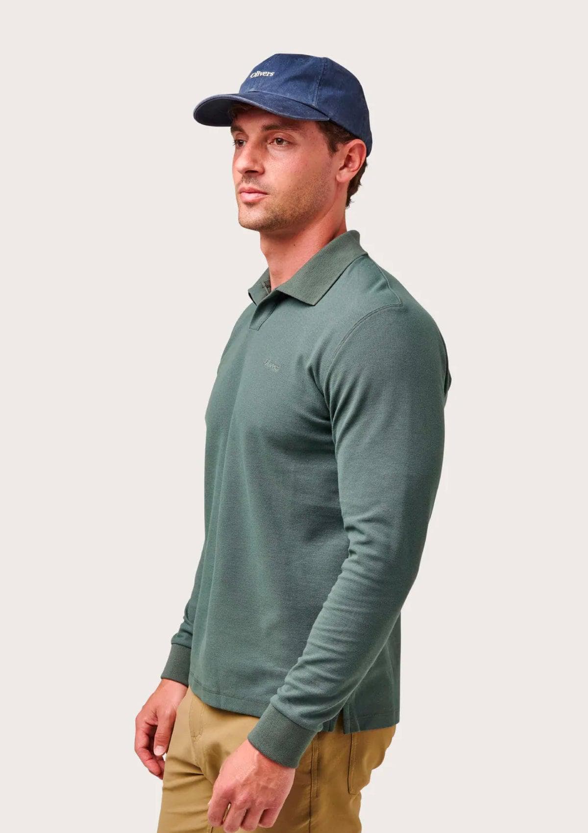 Venture LS Polo - Vintage Green