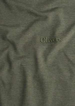 Olivers Pivot Tee - Olive Melange