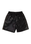 Sarelly Go To Shorts - Black Leather